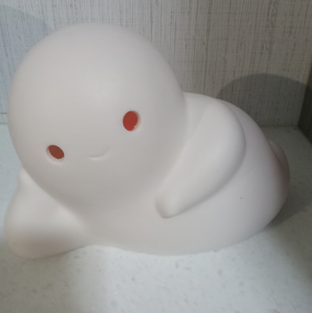 White Ghost LED ,laying down ghost , chubby ghost , light up ghost